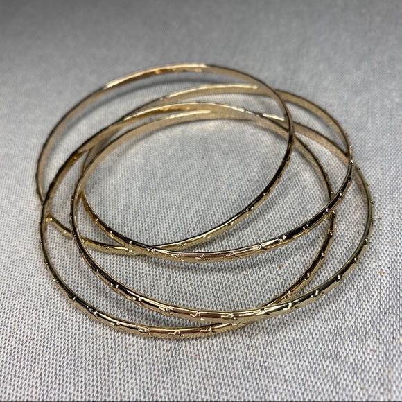 Gold Bangles - Picture 1 of 5